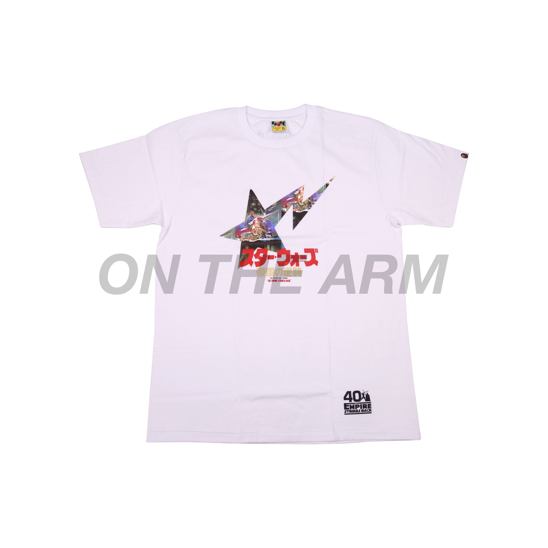 Bape White Star Wars Sta Tee