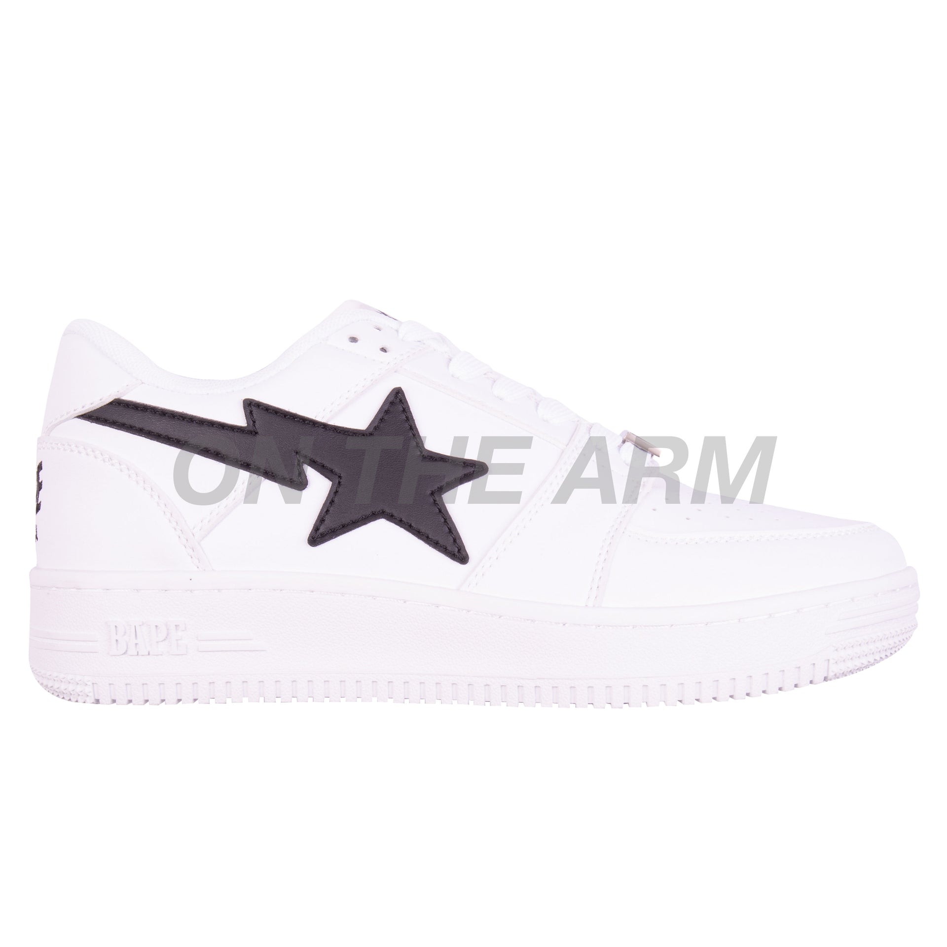 Bape White/Black Bapesta