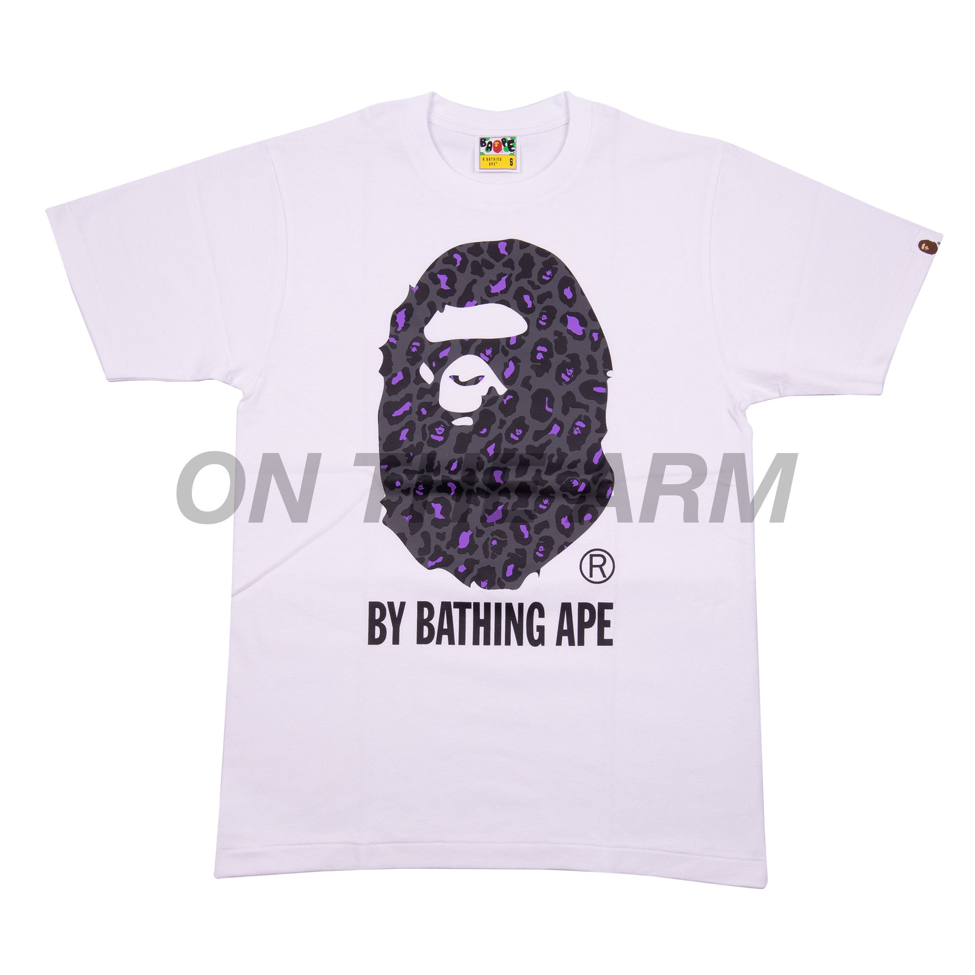 Bape White/Black Leopard Camo By Bathing Ape Tee