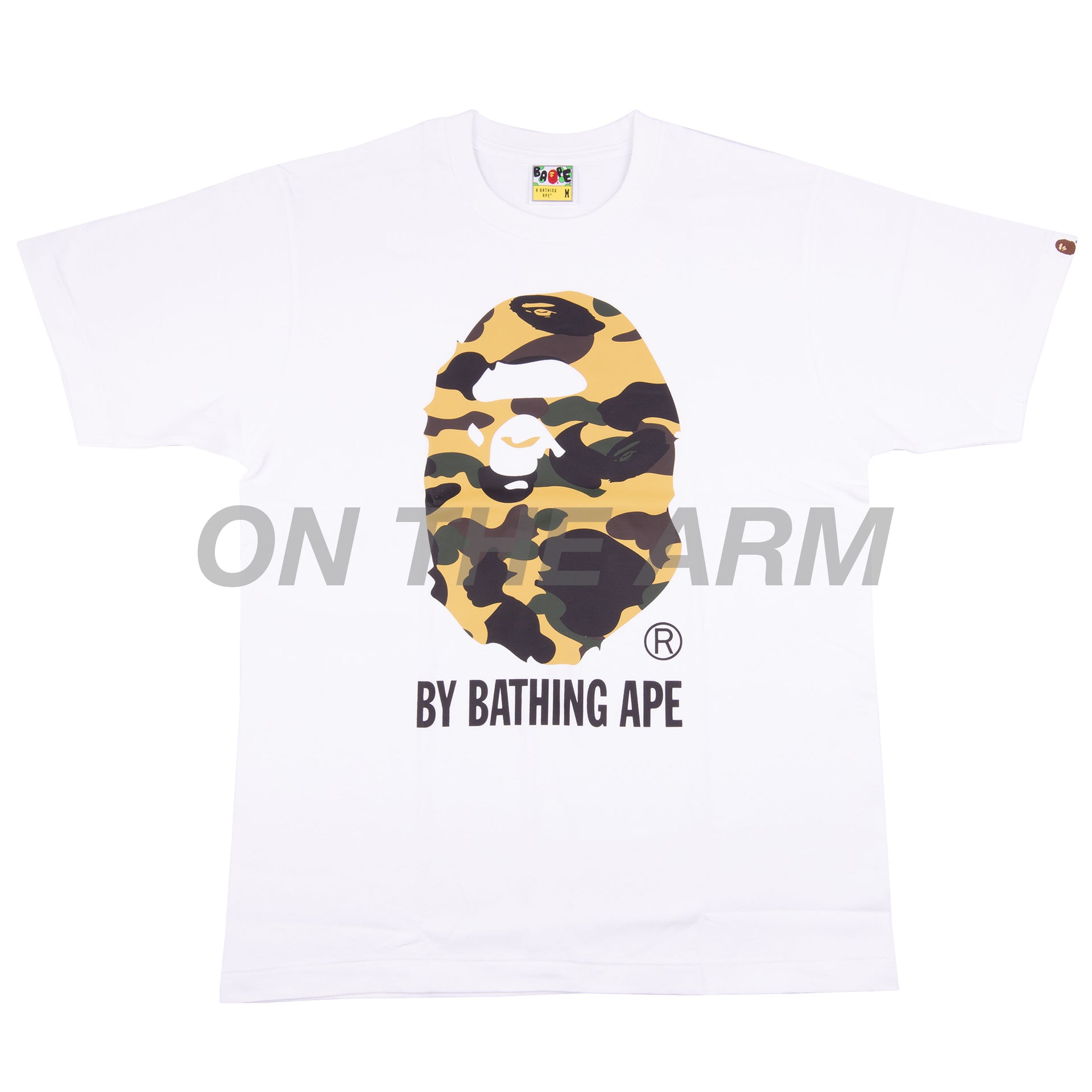 Bape White/Yellow First Camo By Bathing Ape Tee