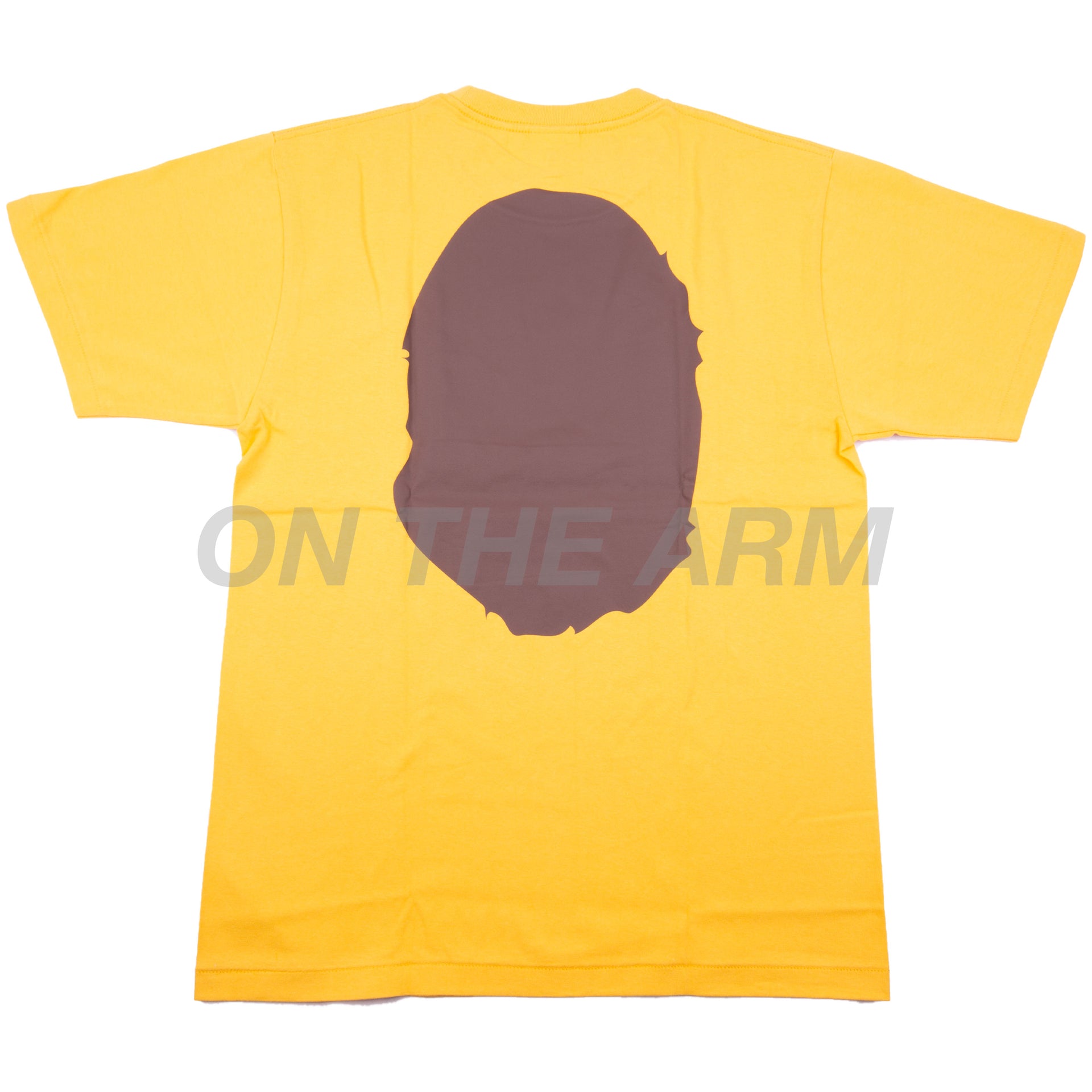 Bape Yellow Big Ape Head Tee