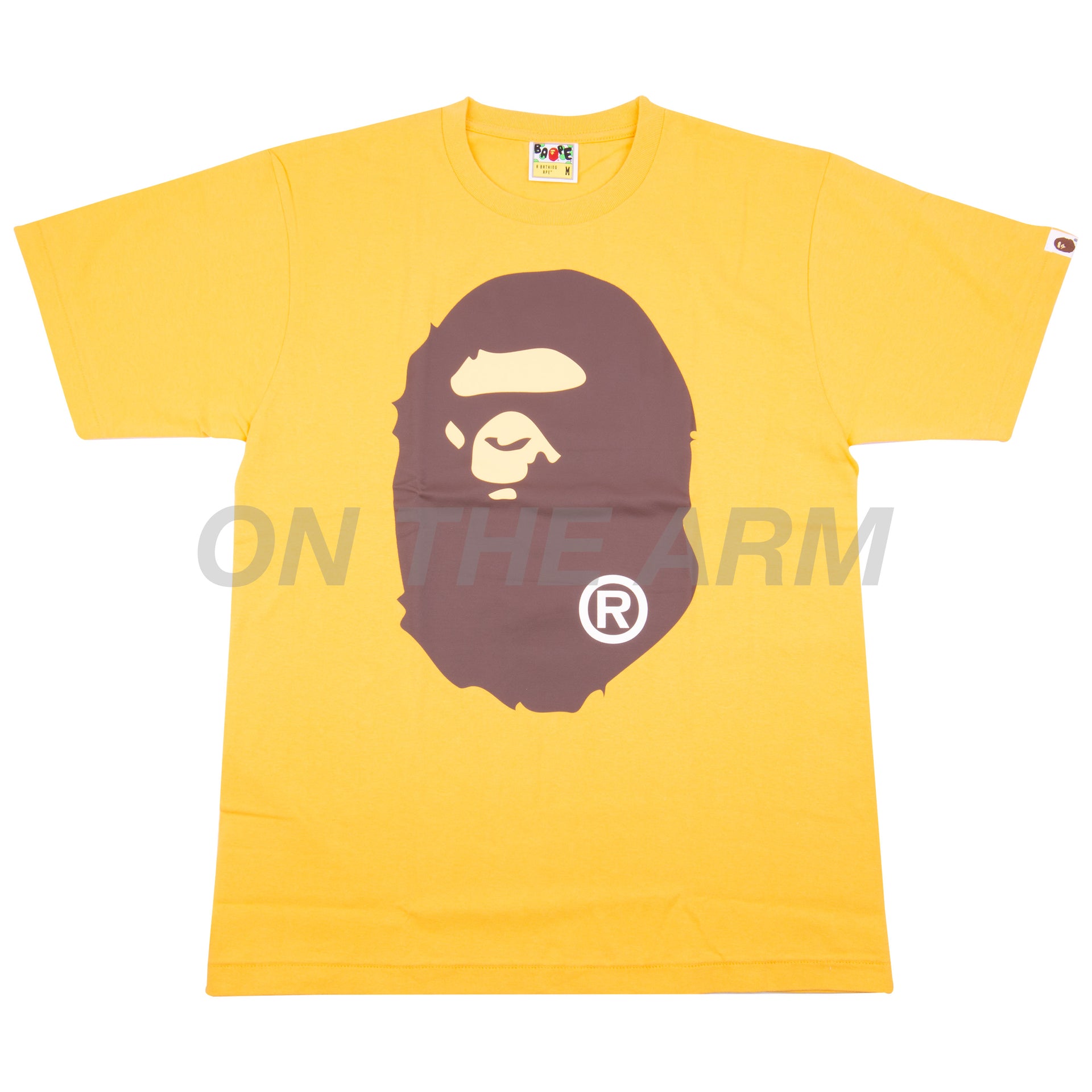Bape Yellow Big Ape Head Tee