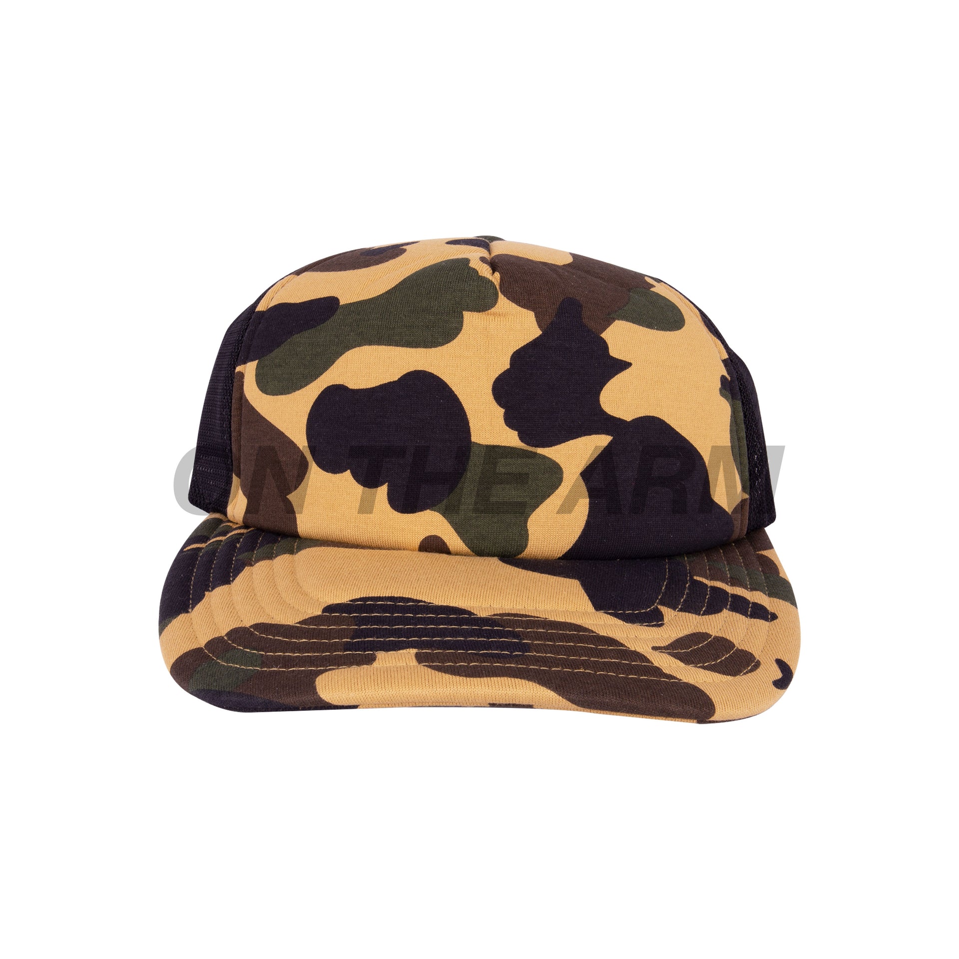 Bape Yellow First Camo Mesh Hat