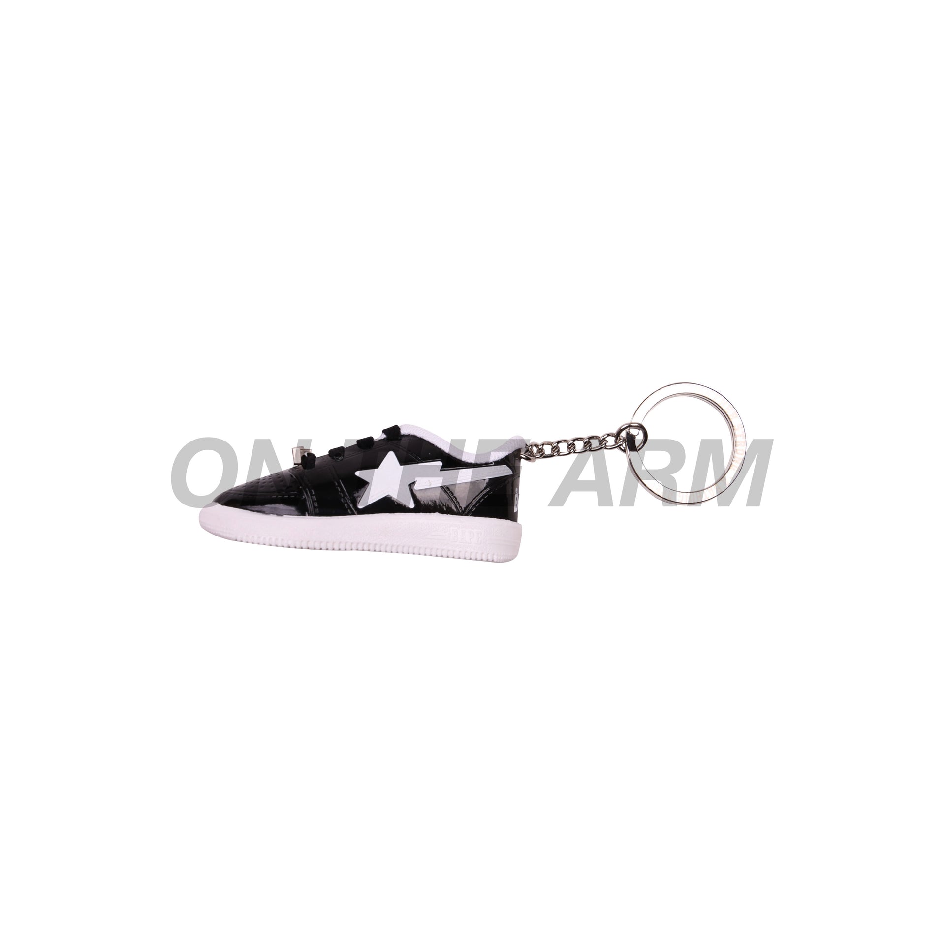 Bape Black Bapesta Keychain