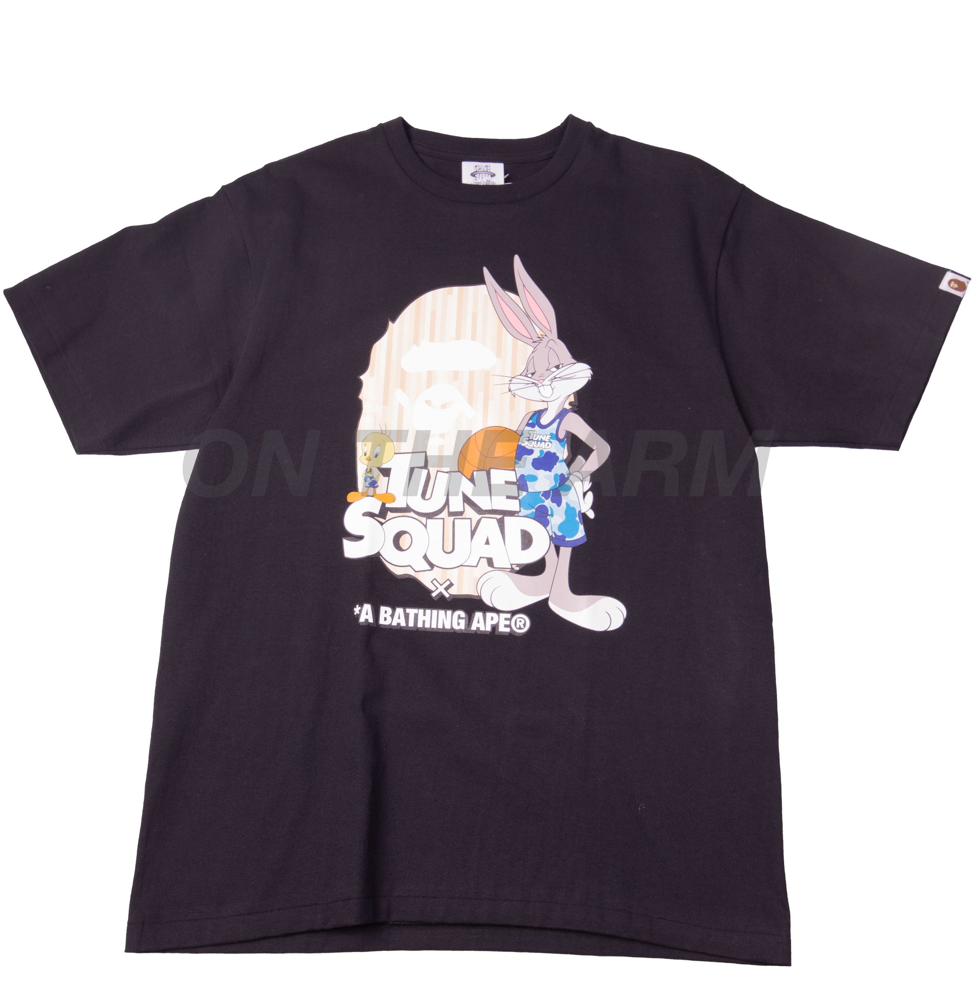 Bape Black Space Jam Ape Head Tee