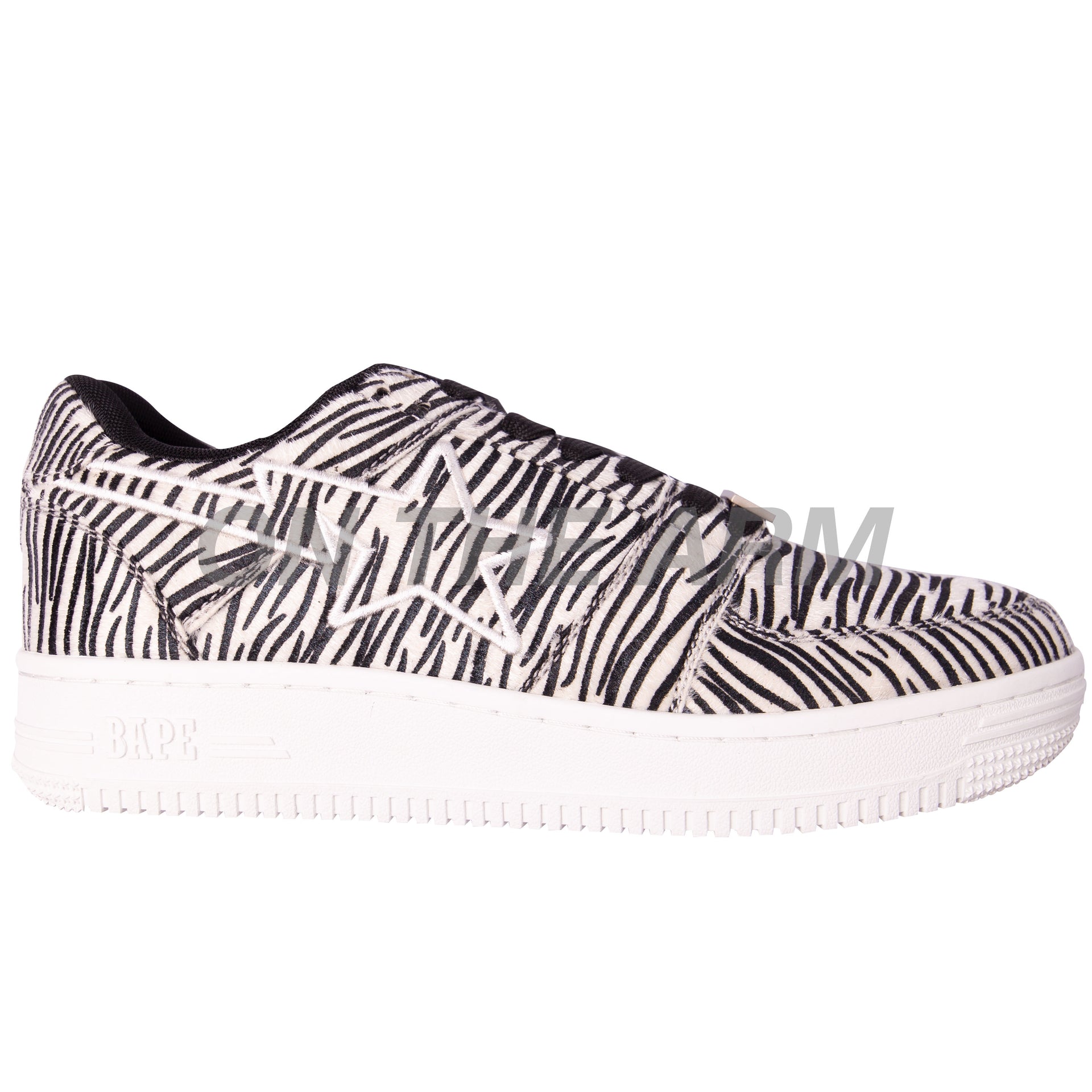 Bape Zebra Bapesta