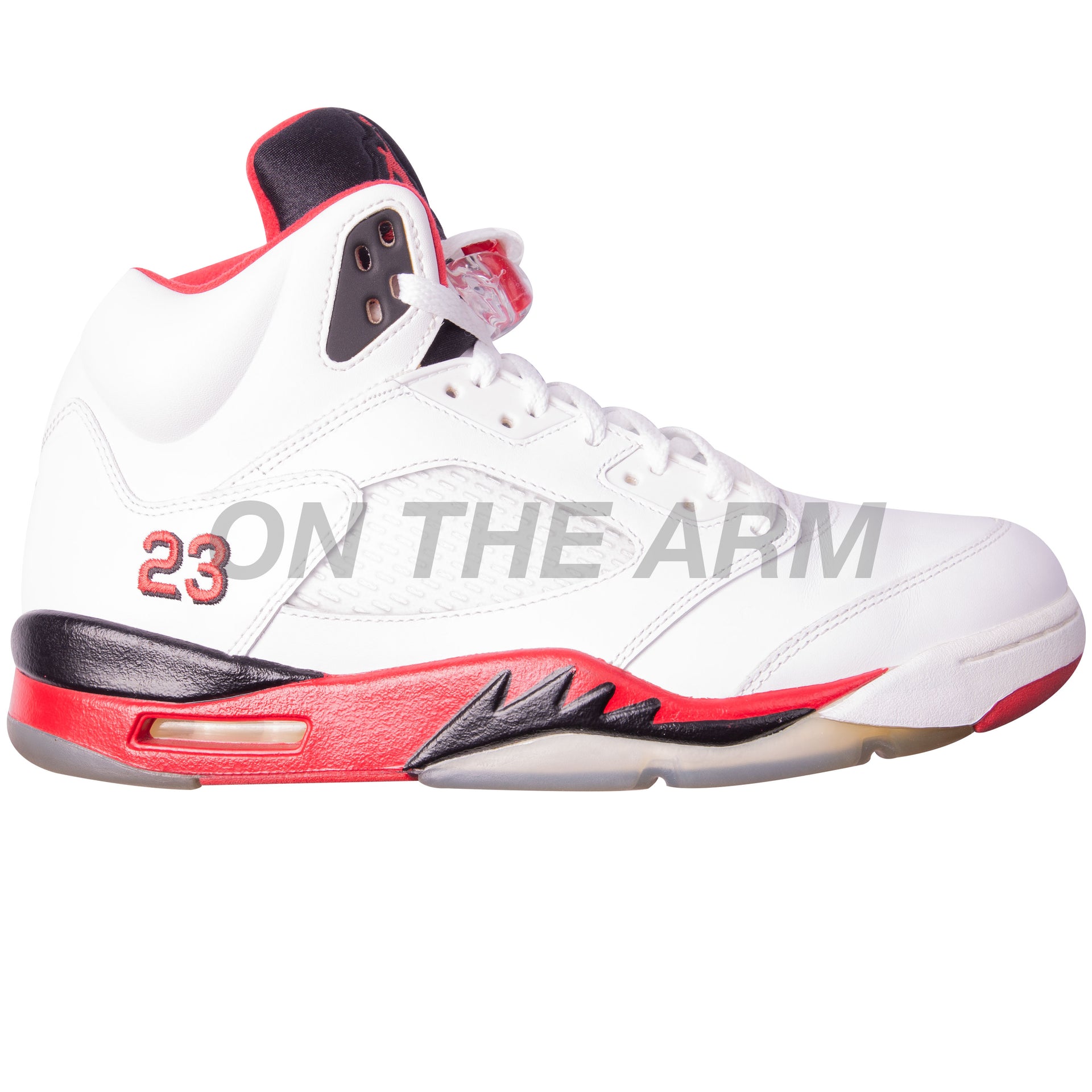 Nike Fire Red Air Jordan 5 (Black Tongue) USED