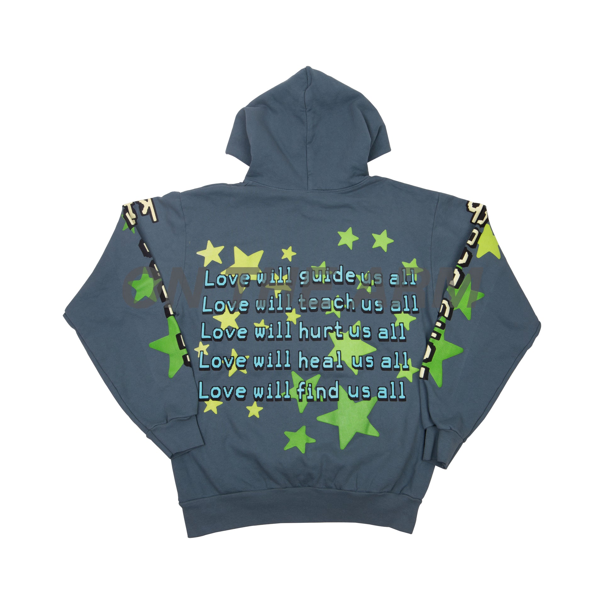 Kid Cudi Blue Cactus Plant Flea Market Entergalactic Hoodie