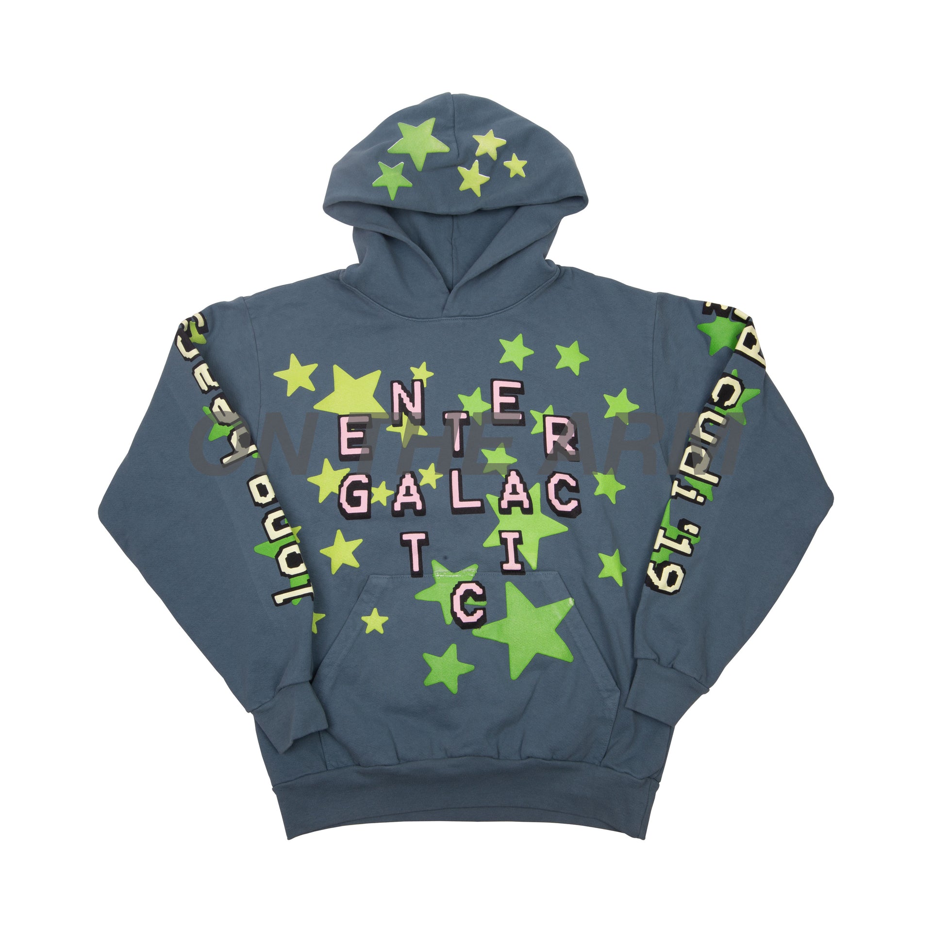 Kid Cudi Blue Cactus Plant Flea Market Entergalactic Hoodie