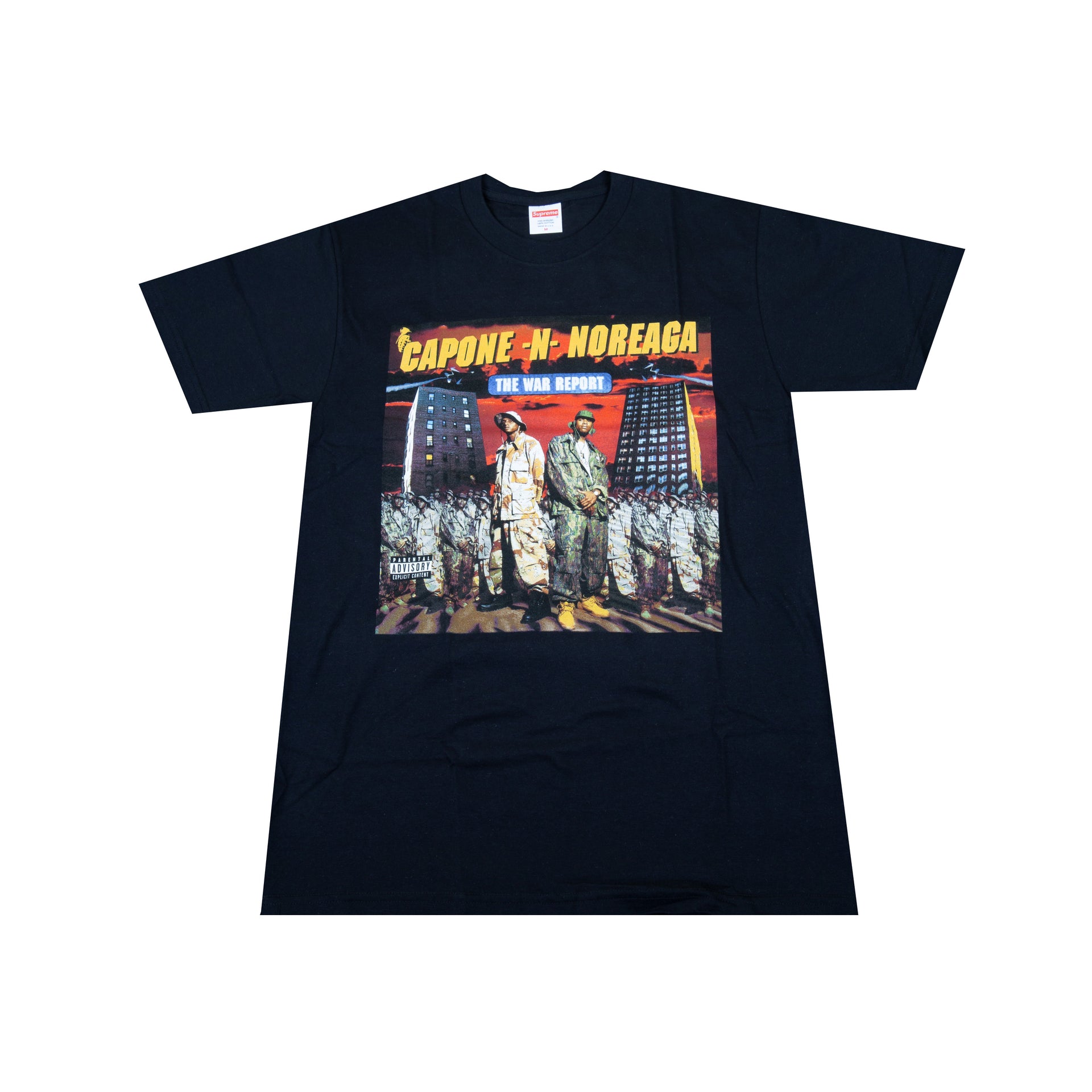 Supreme Black Capone N Noreaga Tee