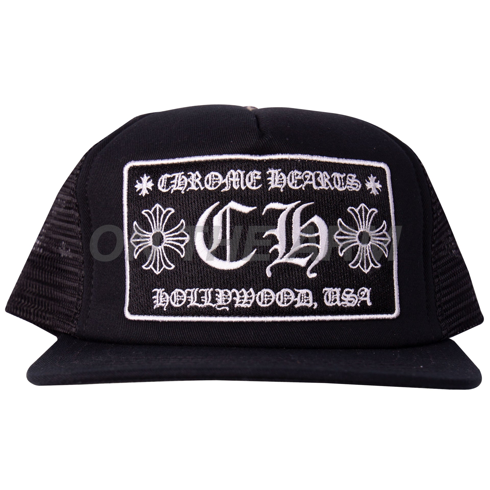 Chrome Hearts Black Trucker Hat