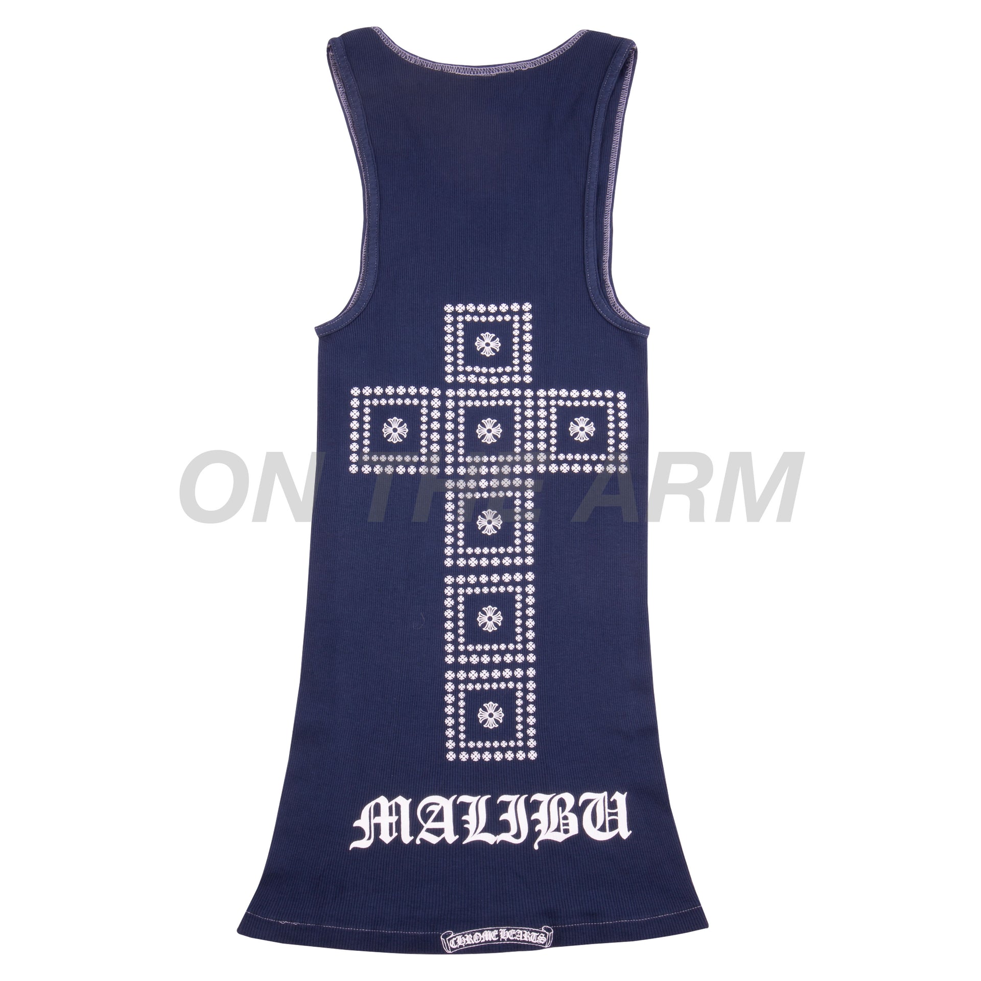 Chrome Hearts Navy Malibu Tank Top