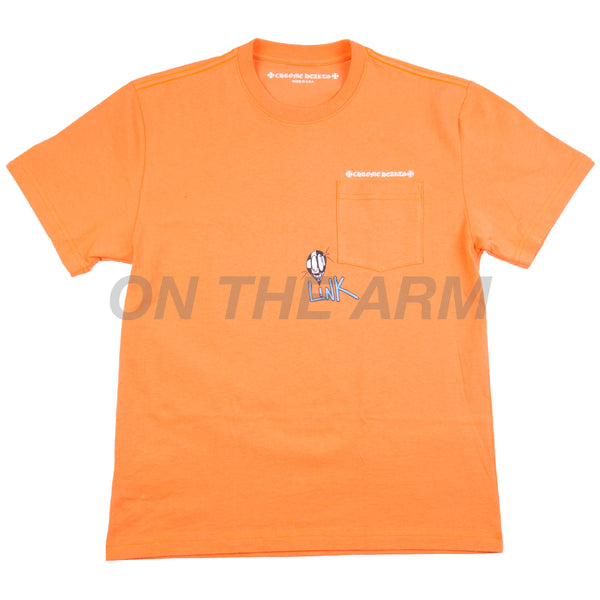 Chrome Hearts Orange Matty Boy Link & Build Tee