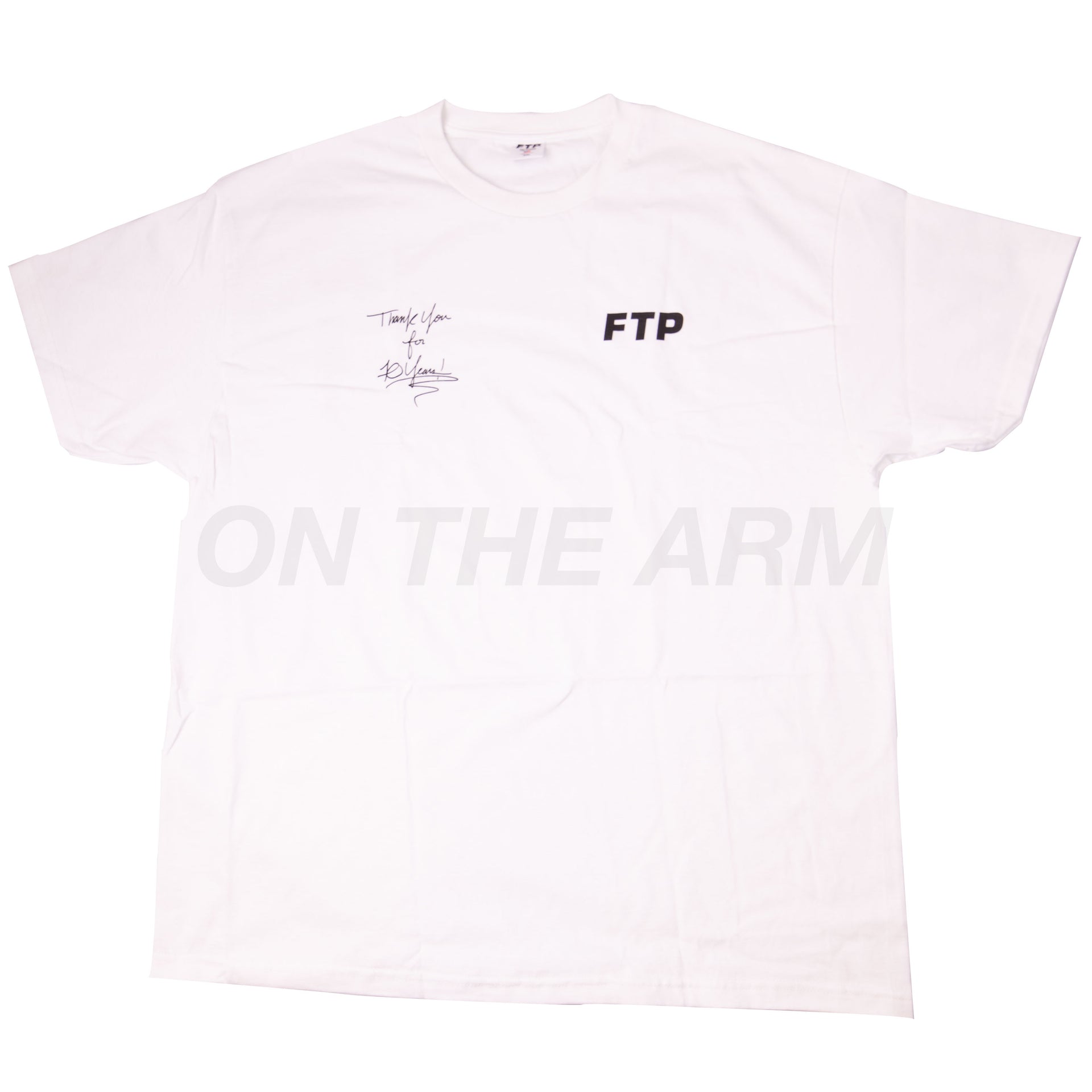 FTP White 10 Year Anniversary Tee