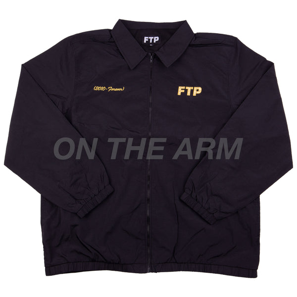 FTP Black 10 Year Anniversary Coaches Jacket