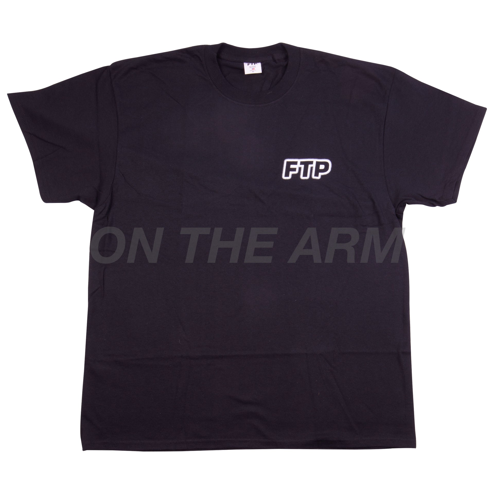 FTP Black Outer Glow Logo Tee