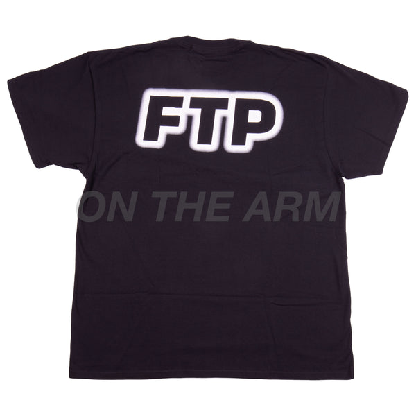 FTP Black Outer Glow Logo Tee
