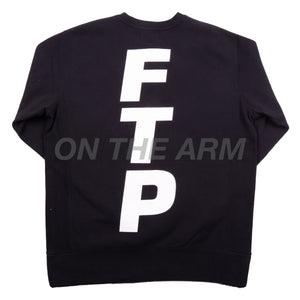 FTP Black Vertical Logo Crew