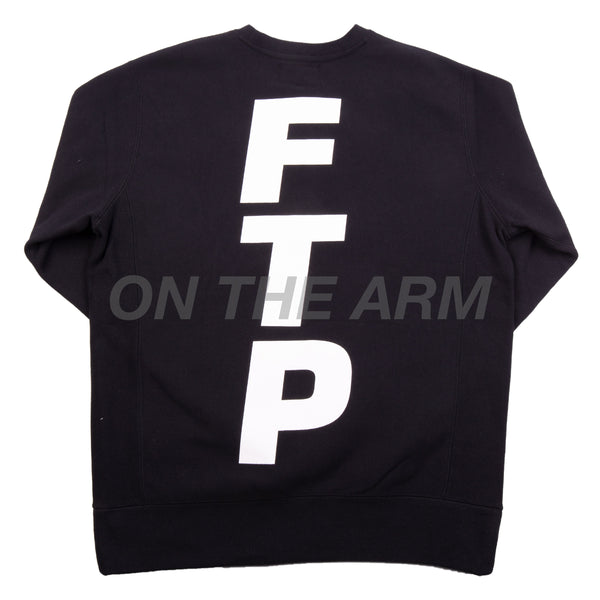 FTP Black Vertical Logo Crew