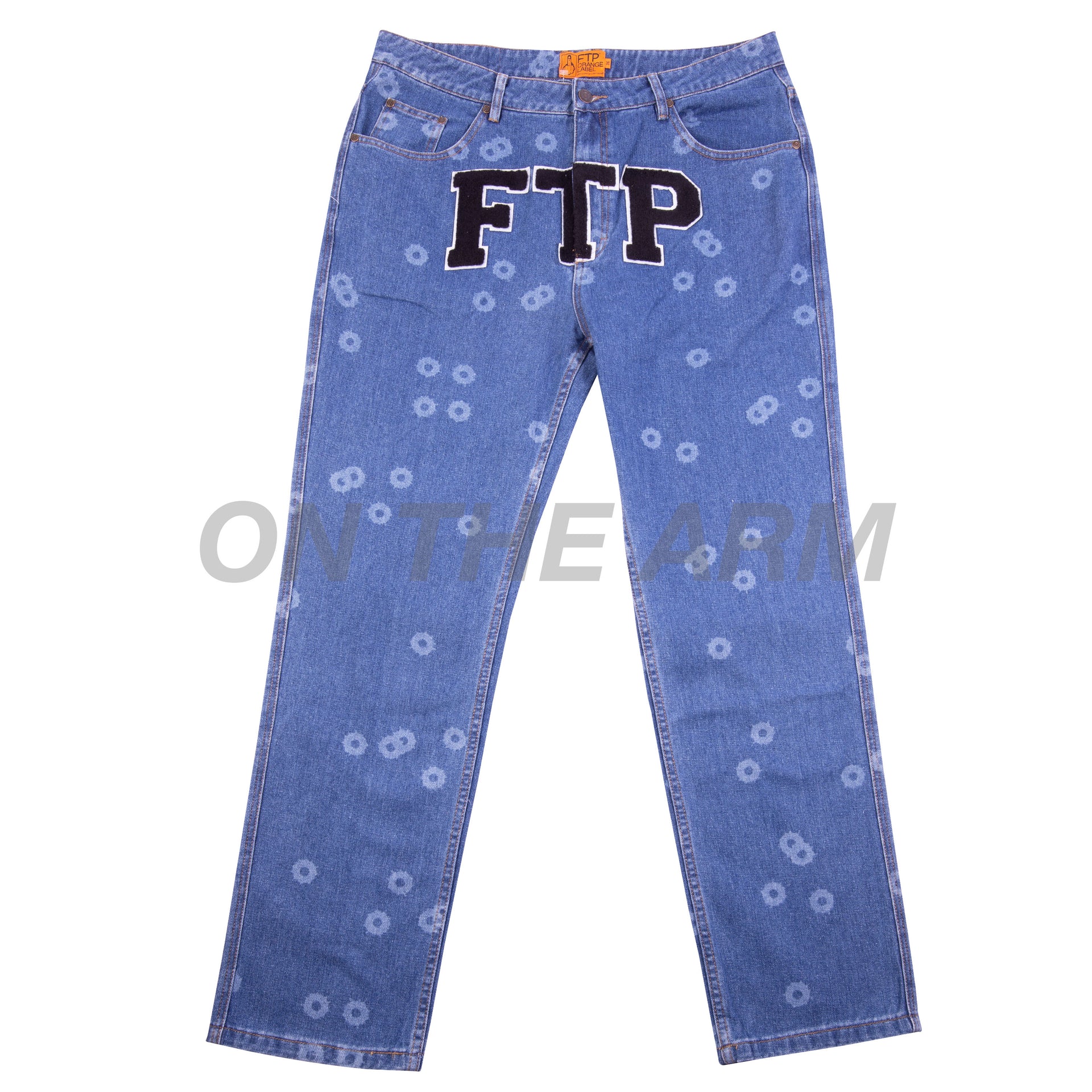 FTP Indigo Bullethole Denim Pants