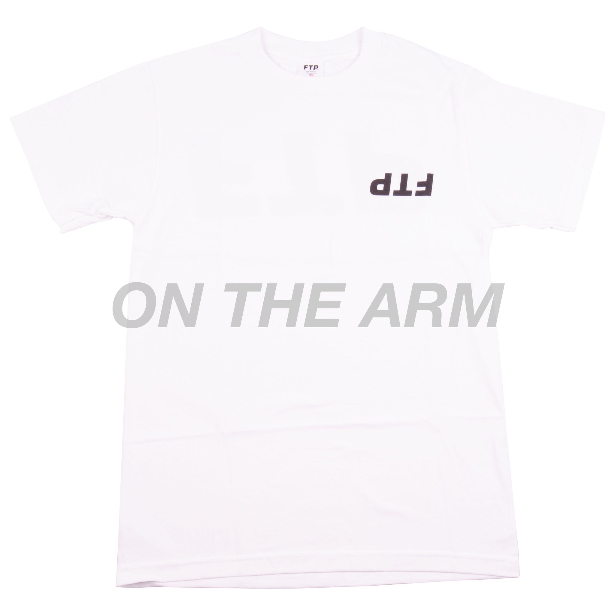 FTP White Upside Down Tee