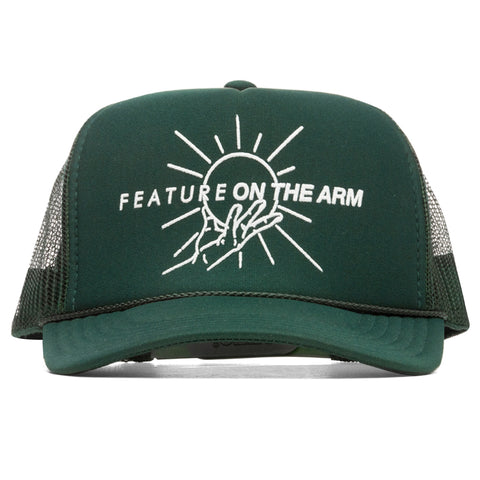 OTA x Feature Green Dual Logo Trucker Hat