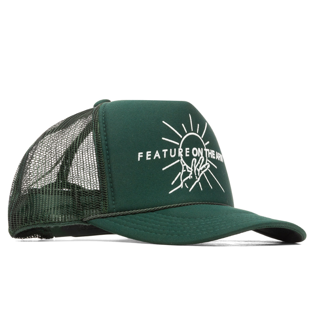 OTA x Feature Green Dual Logo Trucker Hat