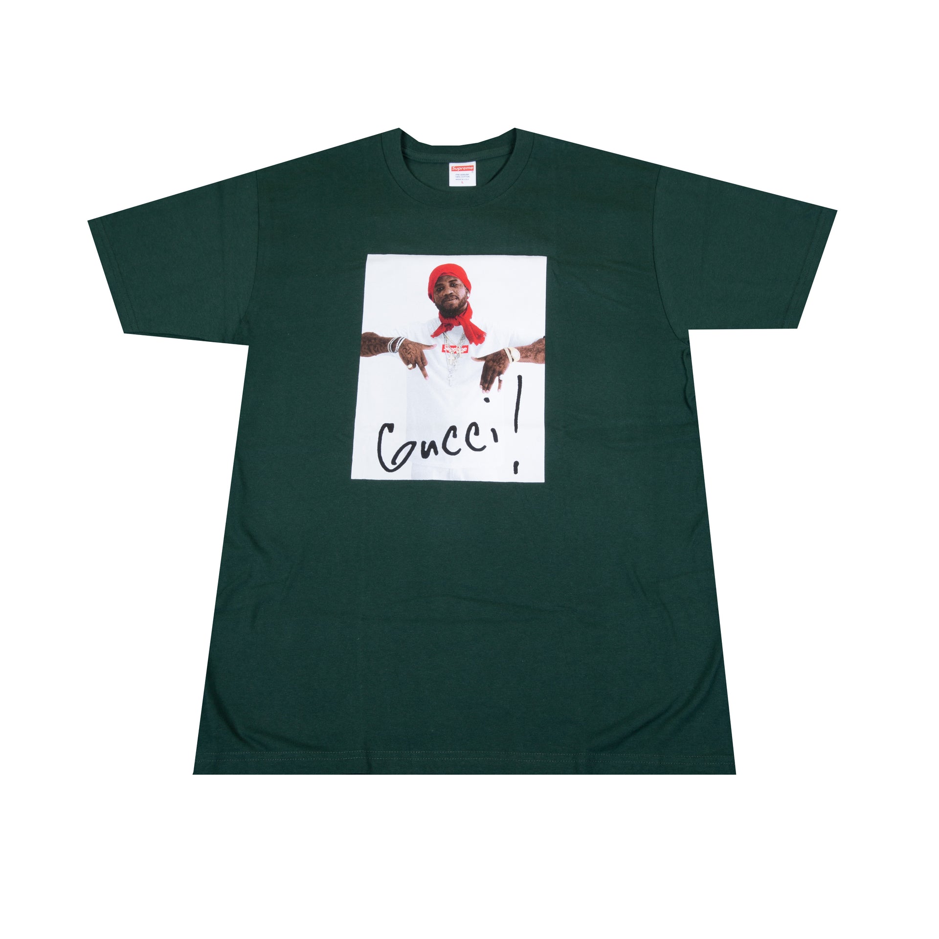 Supreme Green Gucci Mane Tee