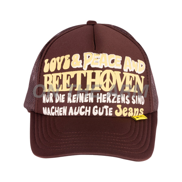 Kapital Brown Beethoven Trucker Hat – On The Arm