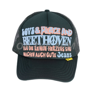 Kapital Dark Green Beethoven Trucker Hat