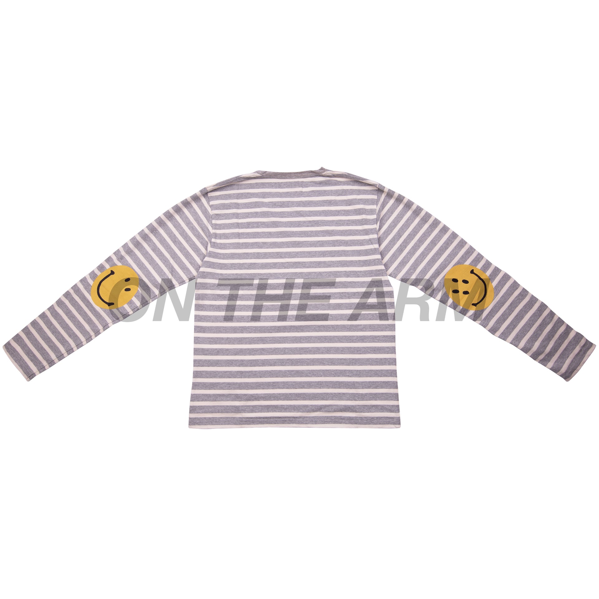 Kapital Grey Striped Smiley L/S