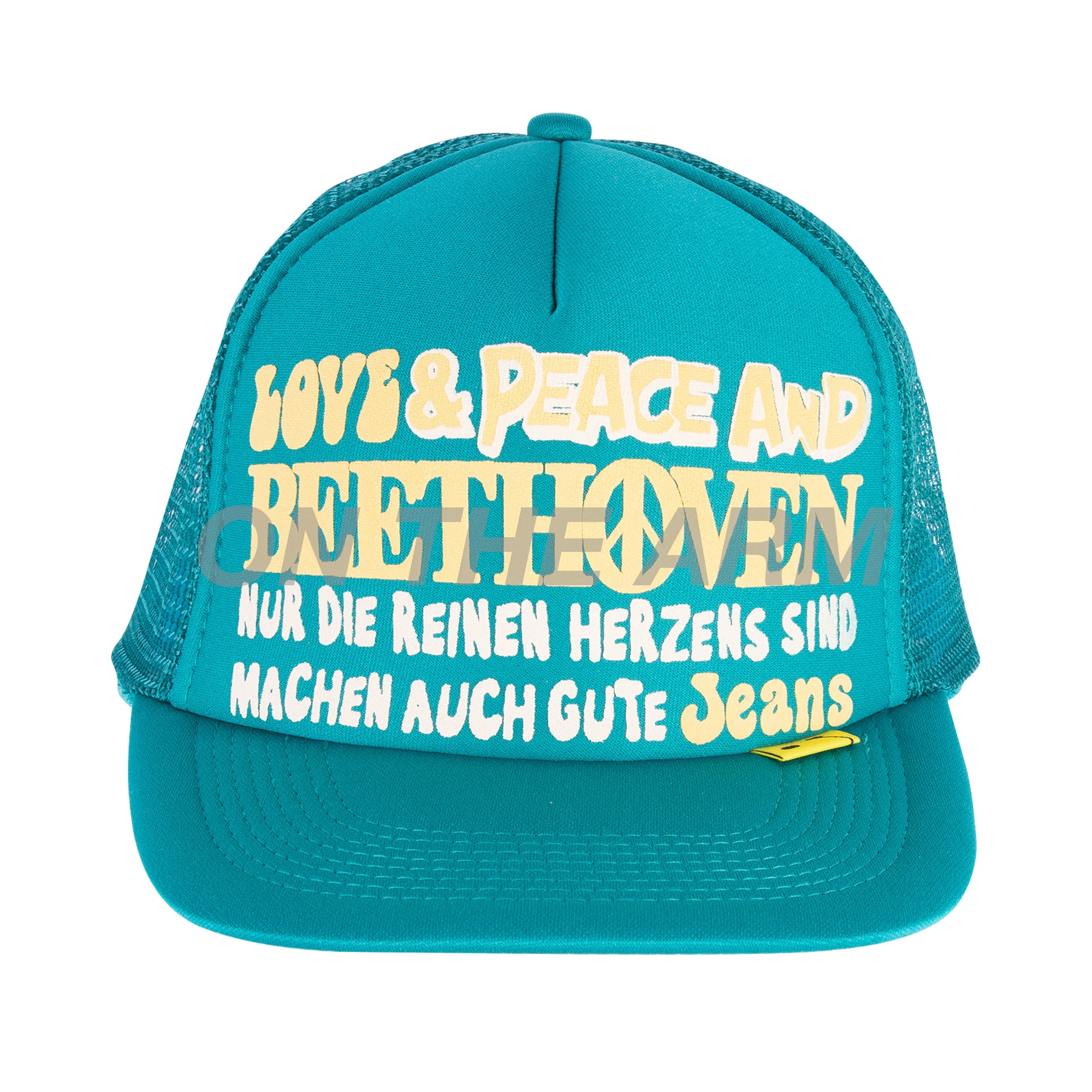 Kapital Turquoise Beethoven Trucker Hat