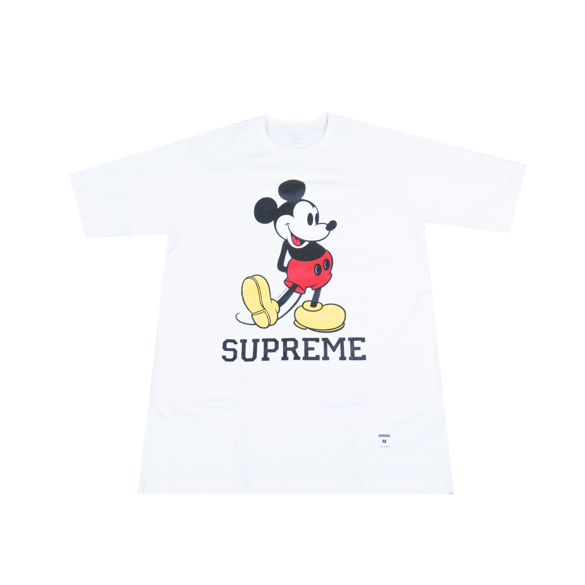 Supreme White Mickey Tee