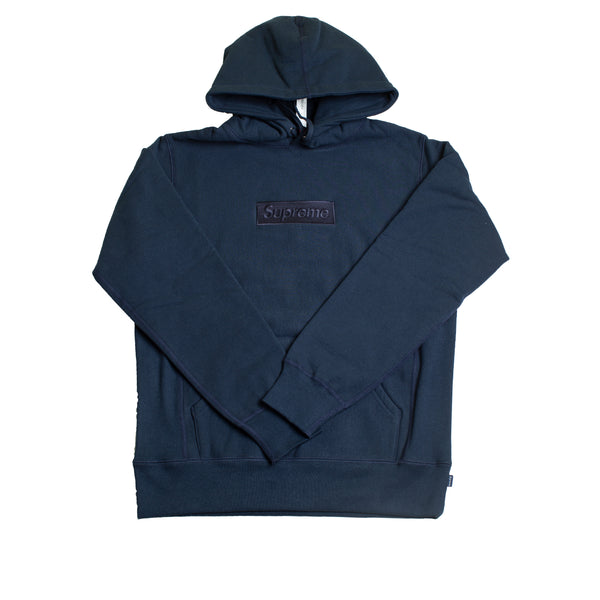 Black tonal clearance supreme hoodie