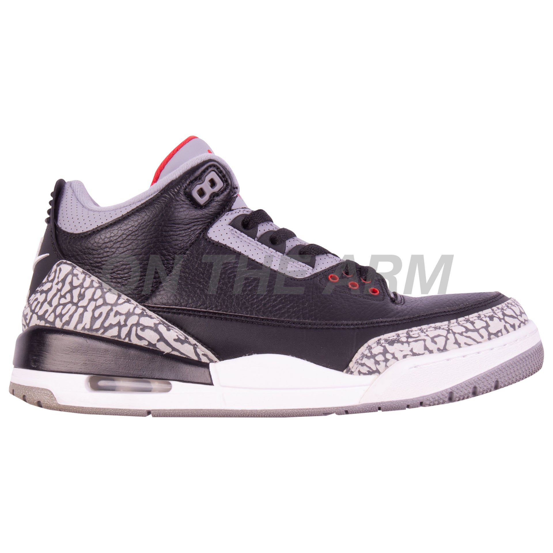 Nike Black Cement Air Jordan 3 (2018) PRE-OWNED
