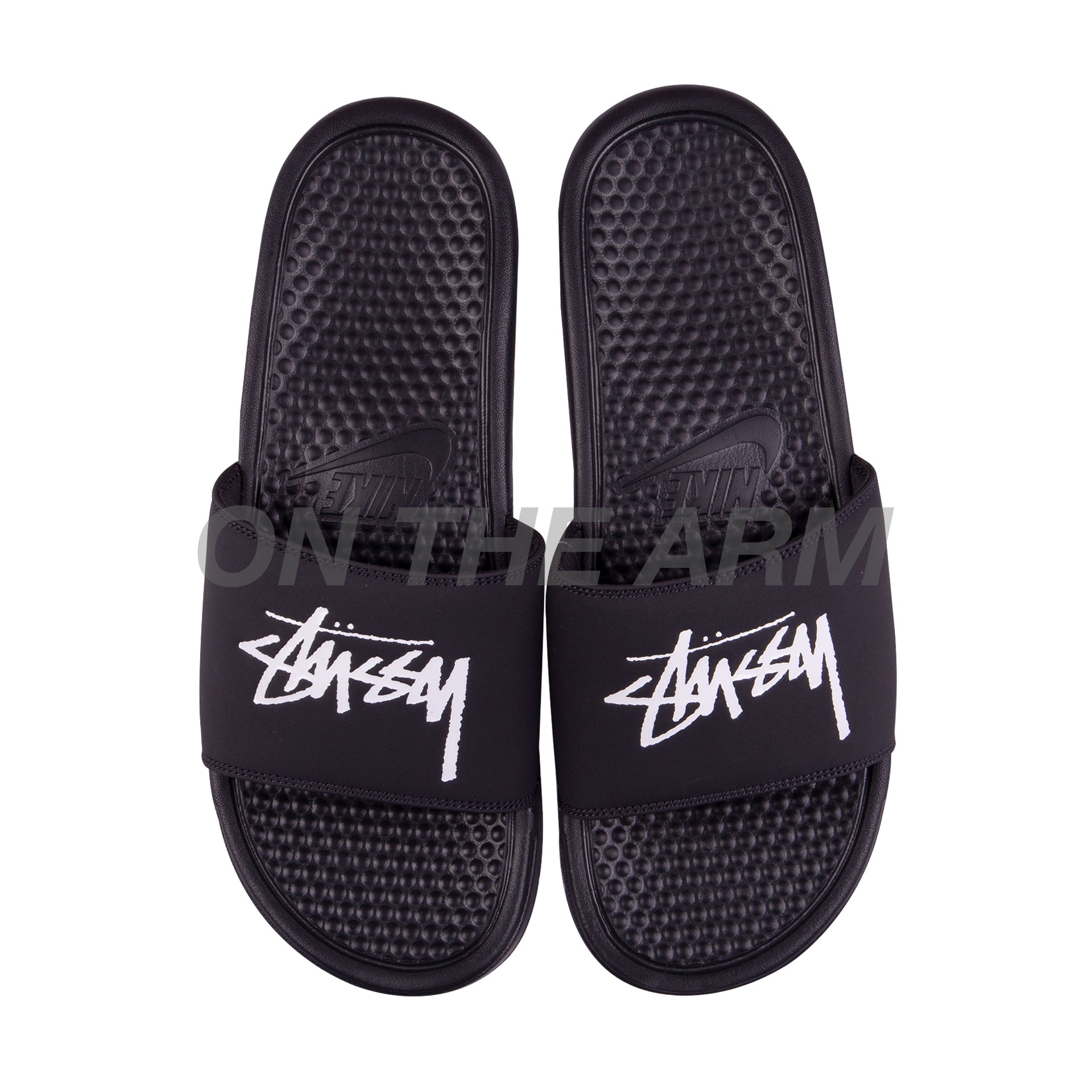 Nike Black Stussy Benassi Slide