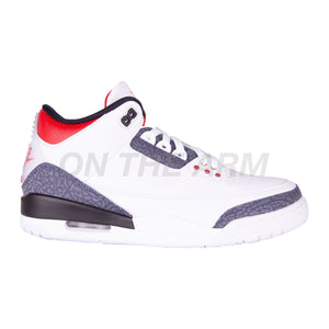 Nike Fire Red Denim Air Jordan 3