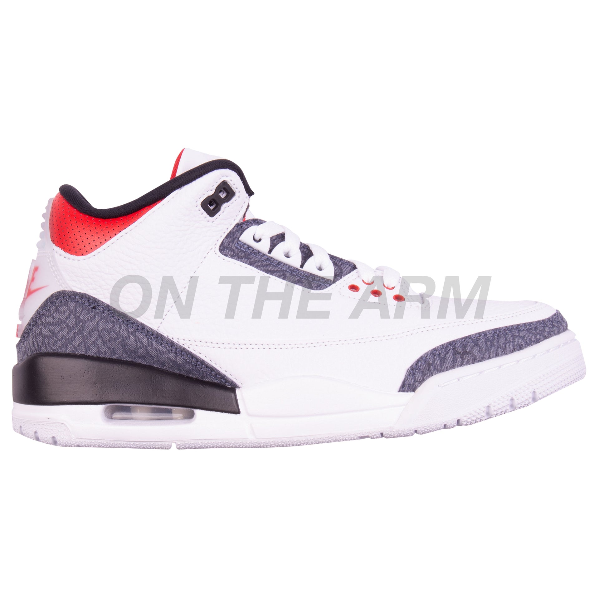 Nike Denim Fire Red Air Jordan 3 SE