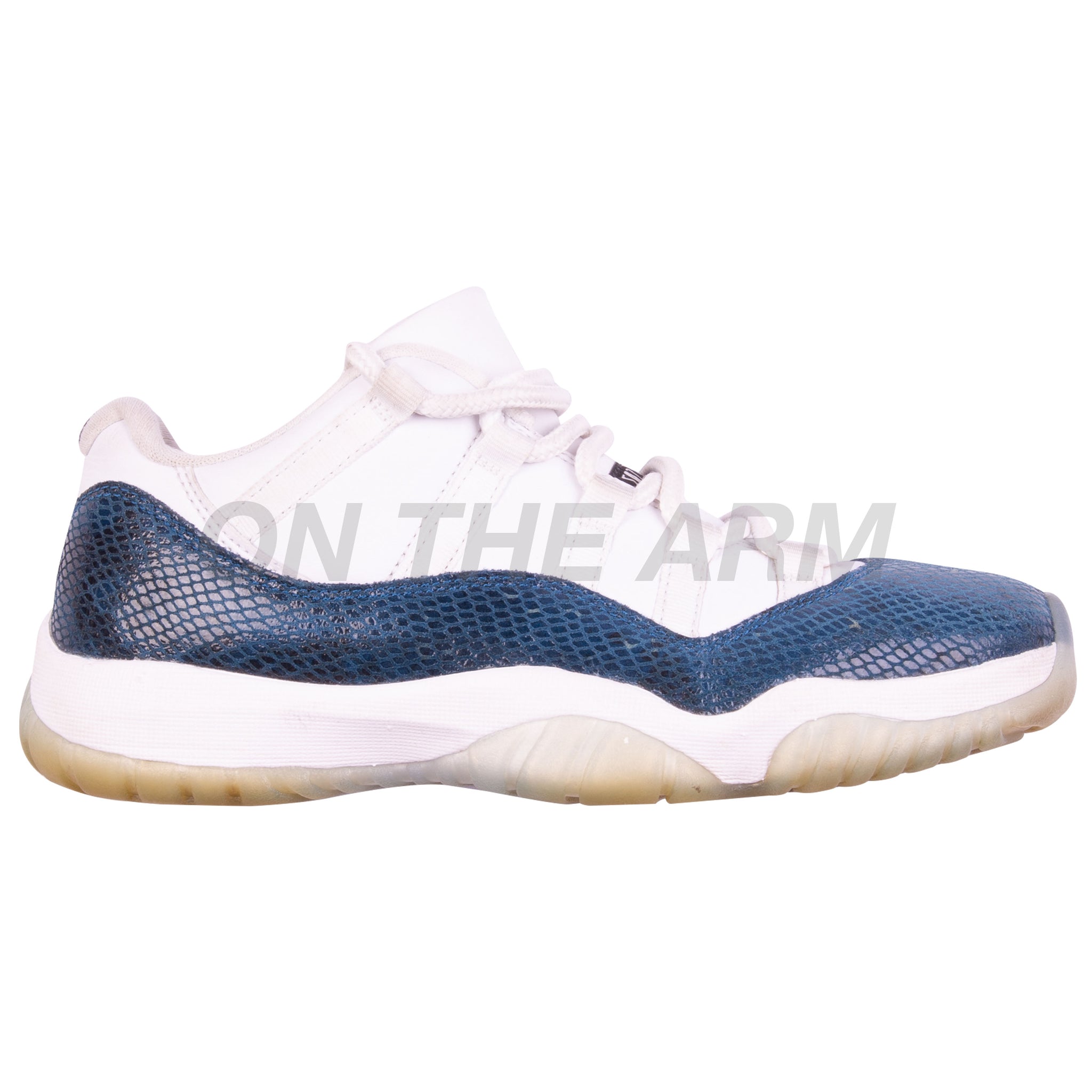 Nike Navy Snakeskin Air Jordan 11 Low (2019) USED