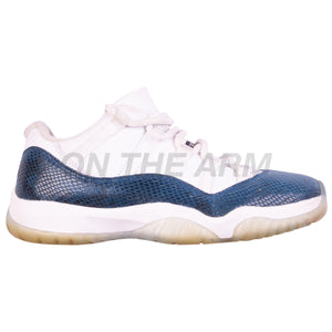 Nike Navy Snakeskin Air Jordan 11 Low (2019) USED
