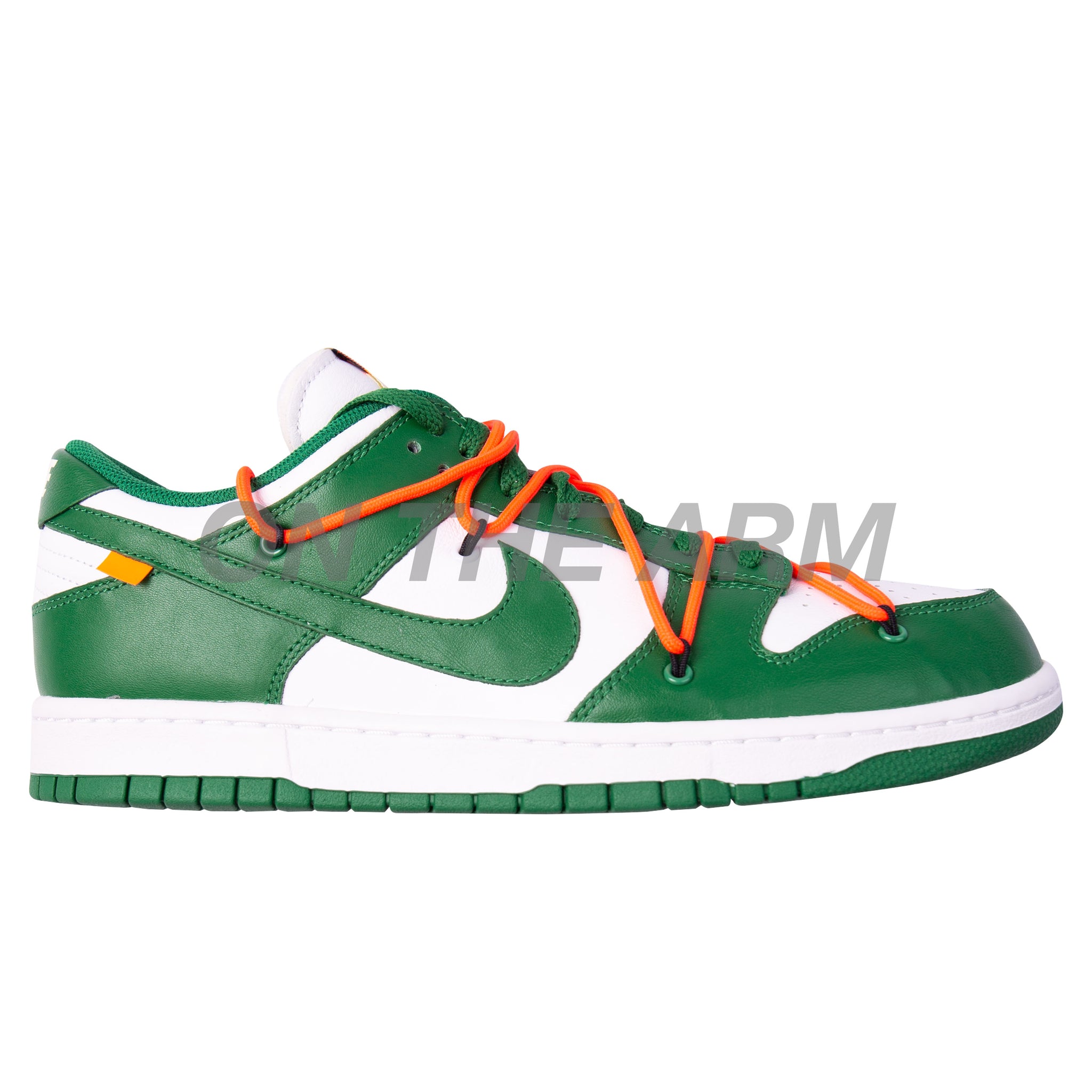 Nike Pine Green Off-White Dunk Low LTHR USED