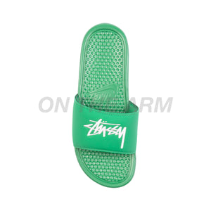 Nike Pine Green Stussy Benassi Slide