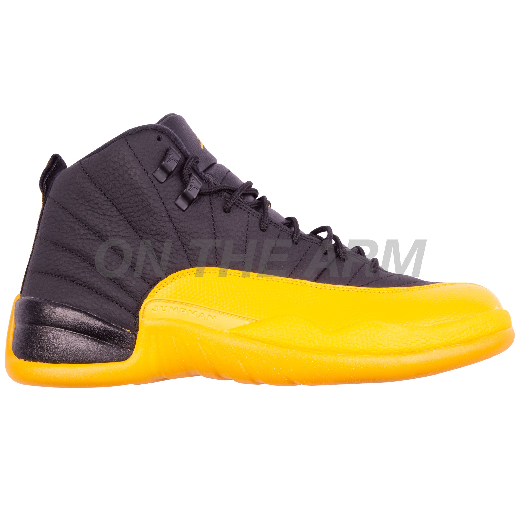 Nike Black/University Gold Air Jordan 12