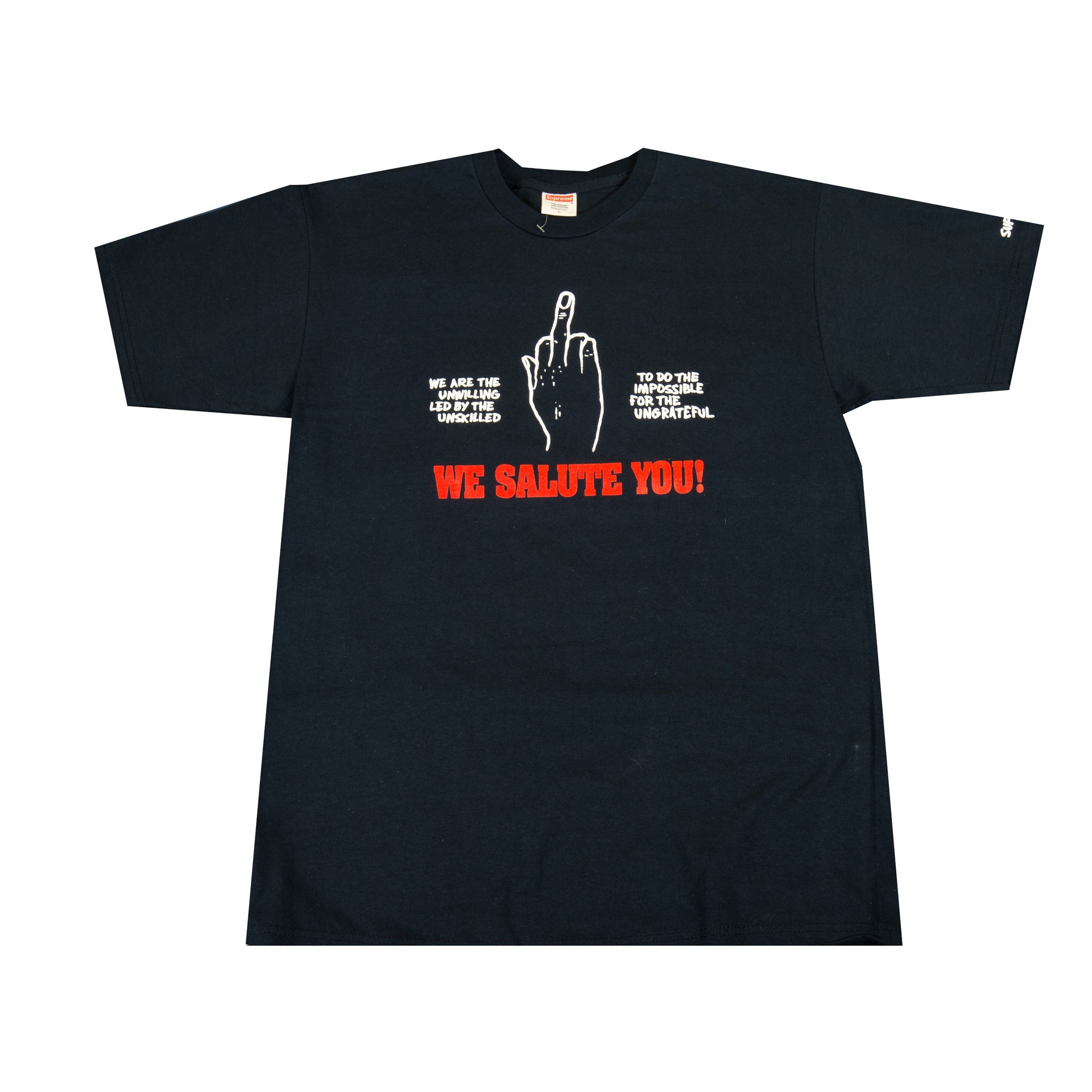 Supreme Navy Salute Tee