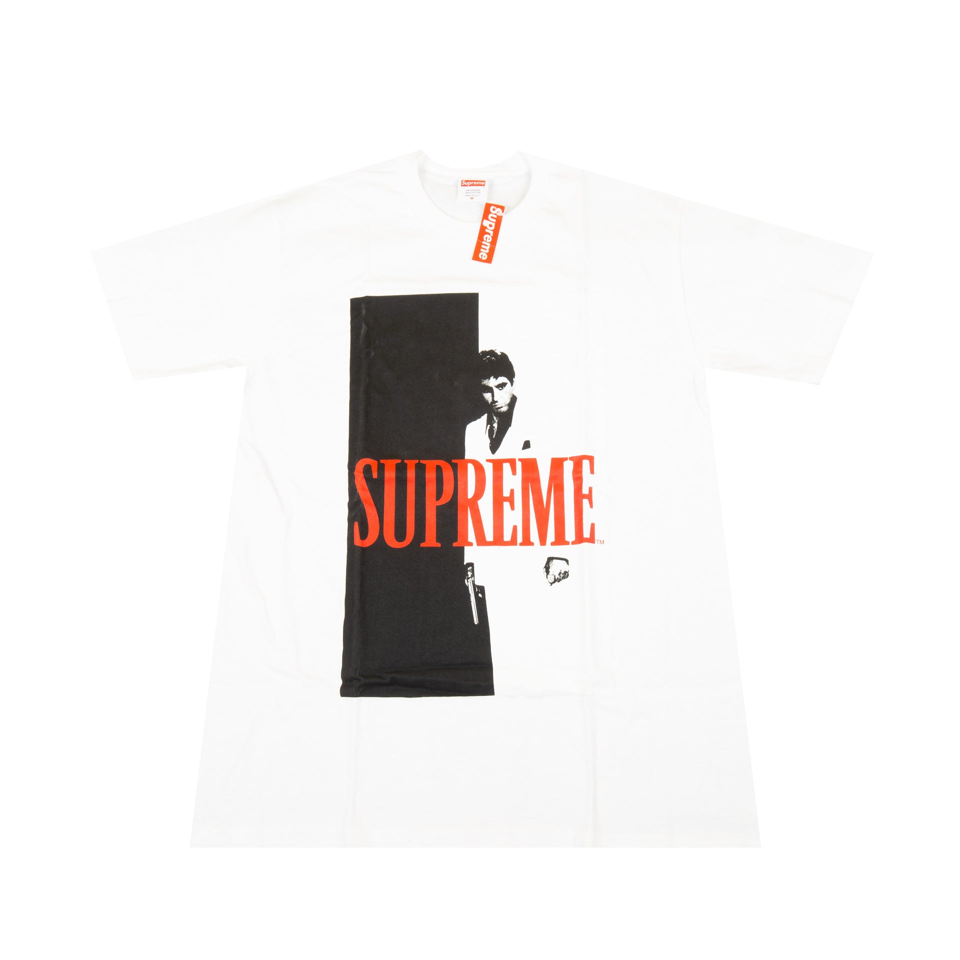 Supreme White Scarface Split Tee