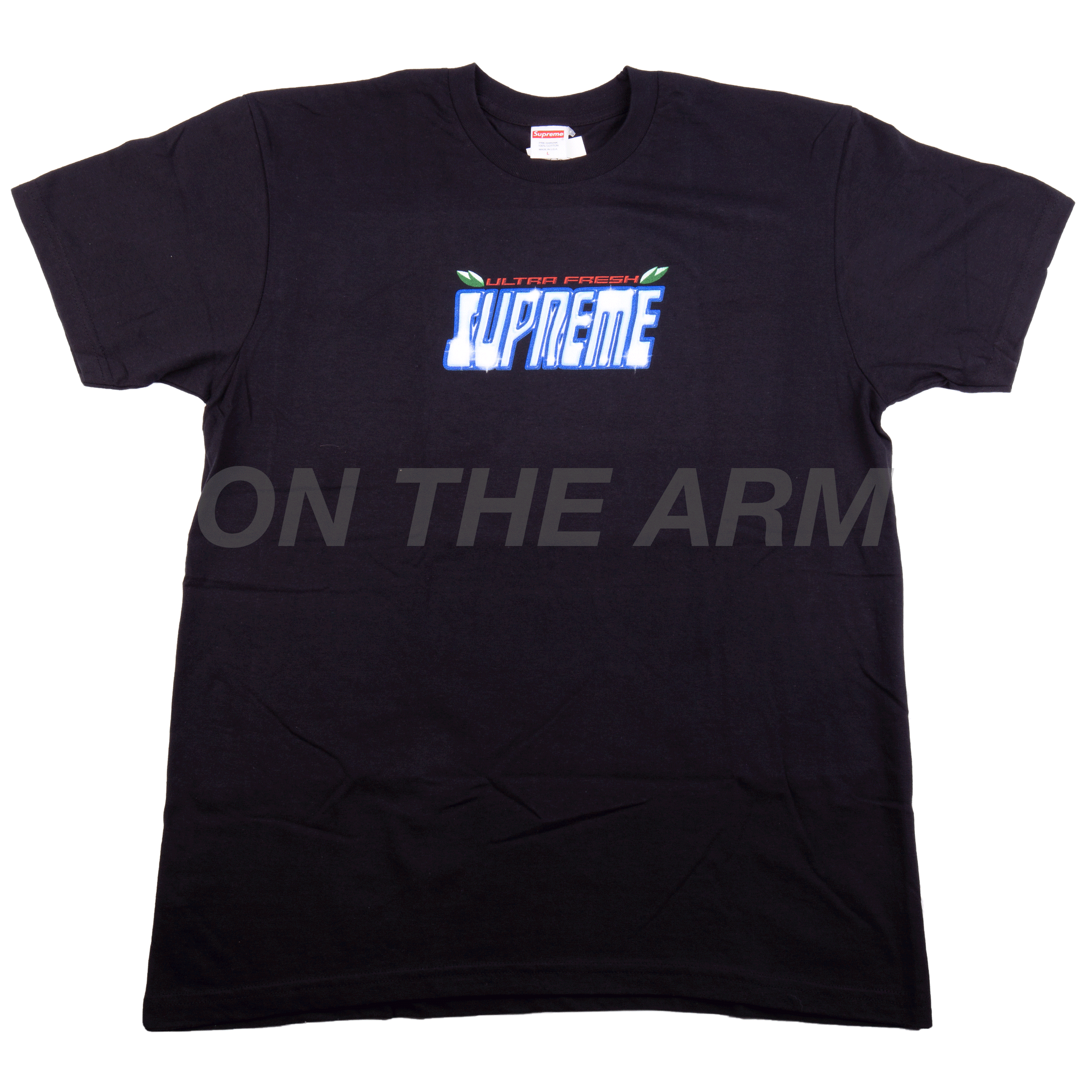 Supreme Black Ultra Fresh Tee