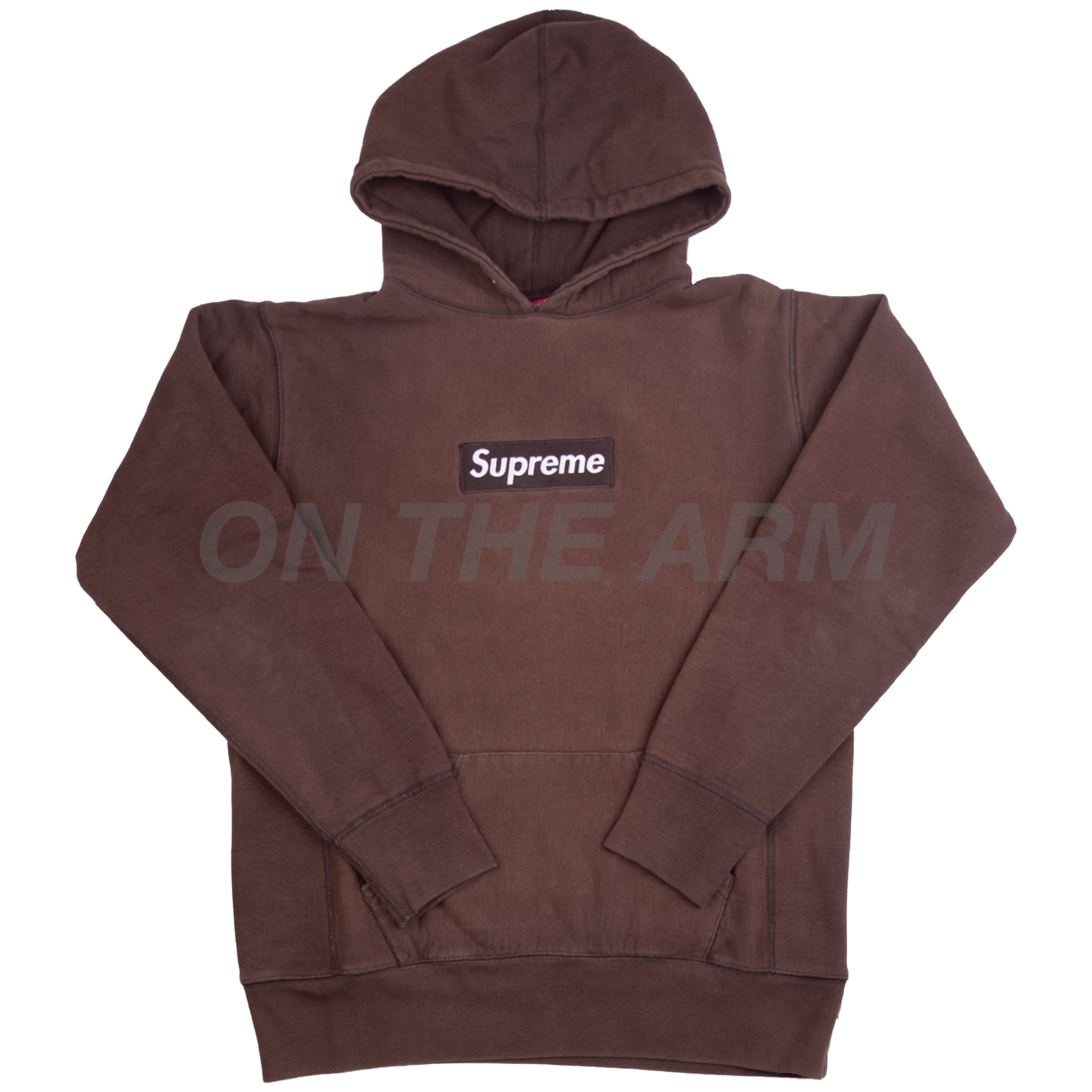 vuitton box logo hoodie brown