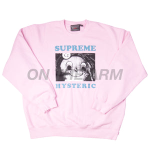 Supreme Pink Hysteric Glamour Crew