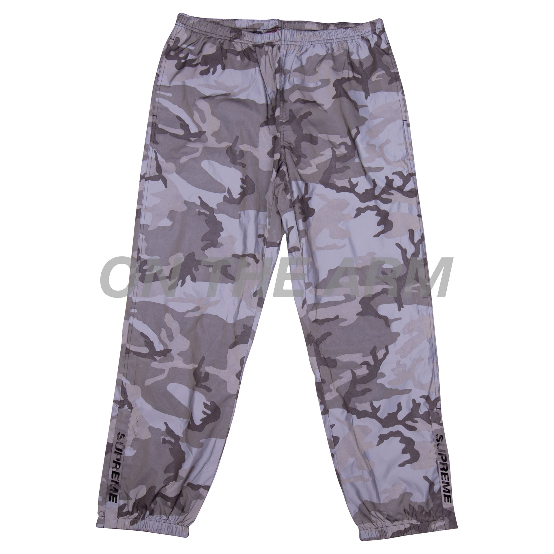 Supreme Snow Camo Reflective Pants USED