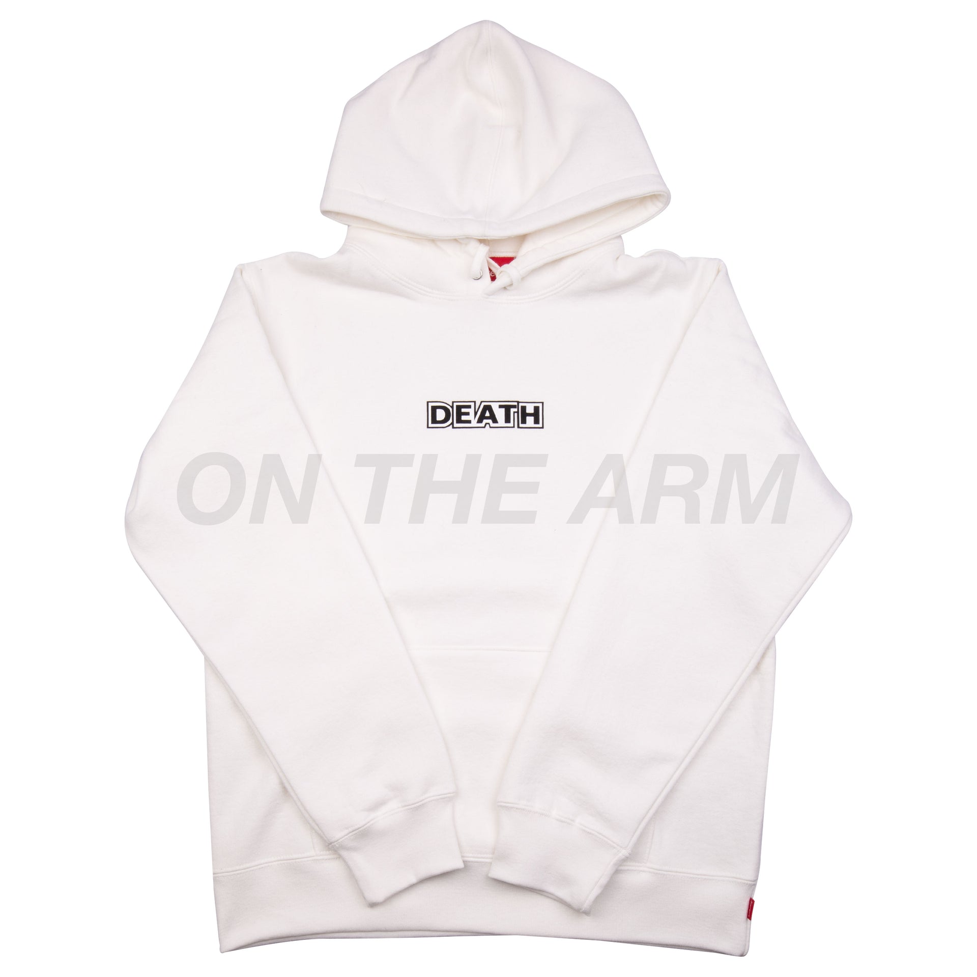 Supreme White Gilbert & George DEATH Hoodie